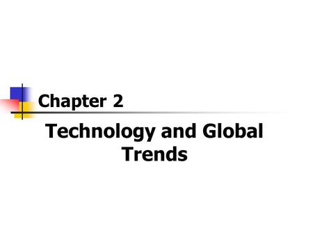 Technology and Global Trends