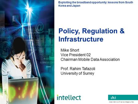 Policy, Regulation & Infrastructure