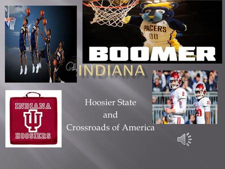 Hoosier State and Crossroads of America  STATEHOOD  DECEMBER 11, 1816  FLAG BLUE AND GOLD  WITH 19 STARS  SEAL BUFFALO.