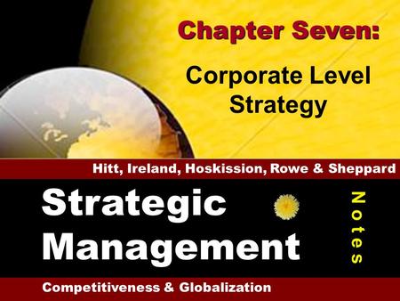 Corporate Level Strategy