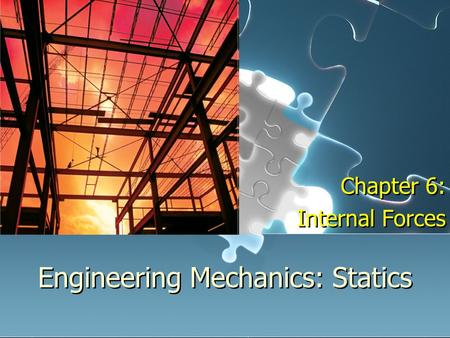 Engineering Mechanics: Statics