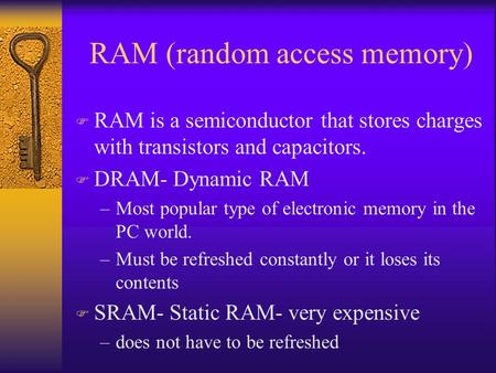 RAM (random access memory)