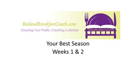 Your Best Season Weeks 1 & 2. Your Offer Email copy Sales process Email delivery system Measuring and following up Your Best Season – Strategy ©Yvonne.