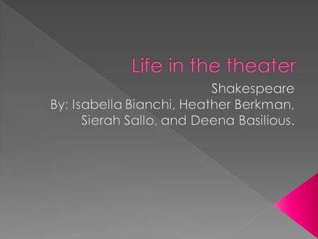  They were not separated from the audience by a dropping of a curtain between acts and scenes.  They would have to signal that one scene was over, and.