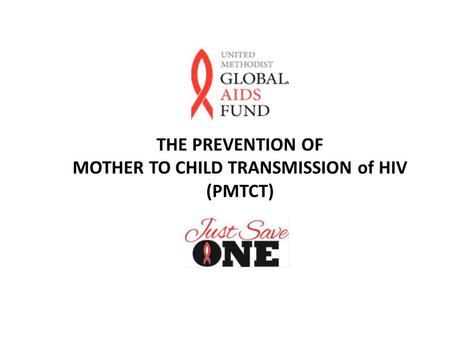 THE PREVENTION OF MOTHER TO CHILD TRANSMISSION of HIV (PMTCT)