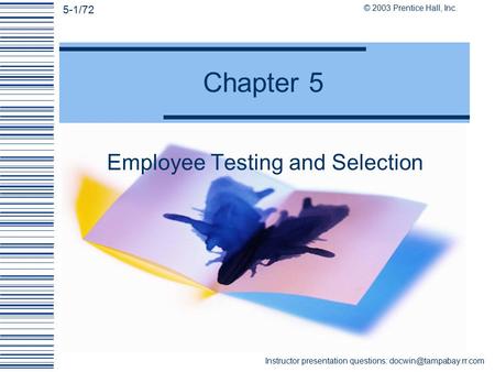 Employee Testing and Selection