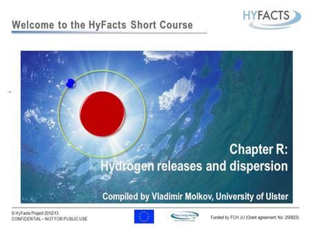 Funded by FCH JU (Grant agreement No. 256823) 1 © HyFacts Project 2012/13 CONFIDENTIAL – NOT FOR PUBLIC USE.