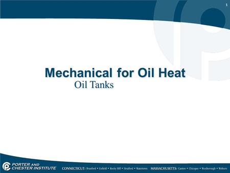 Mechanical for Oil Heat