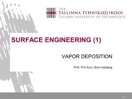 SURFACE ENGINEERING (1)