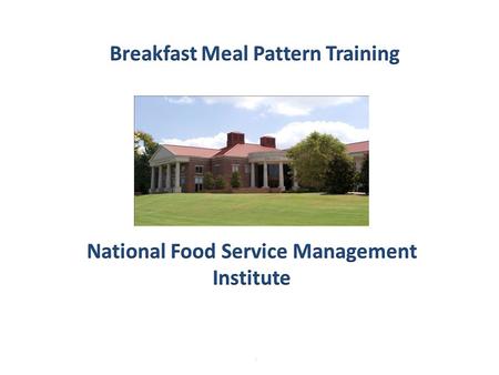 .. Optional for all age/grade groups At least four food items must be offered Serving sizes for each component must be offered Food items must be served.