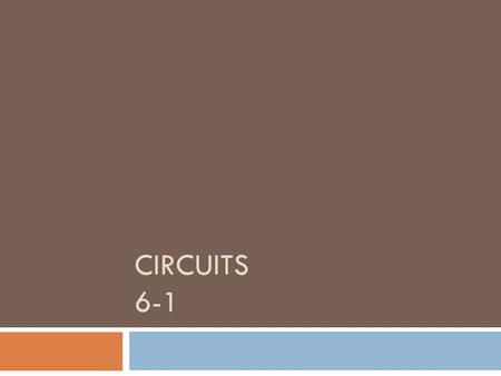 Circuits 6-1.