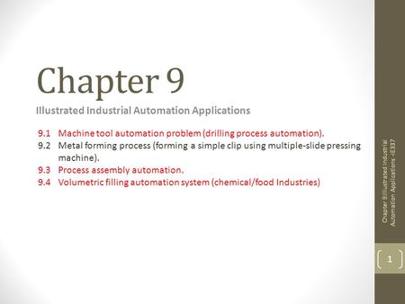 Illustrated Industrial Automation Applications