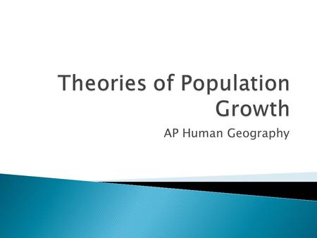 AP Human Geography. Where on each Continent are population centers?