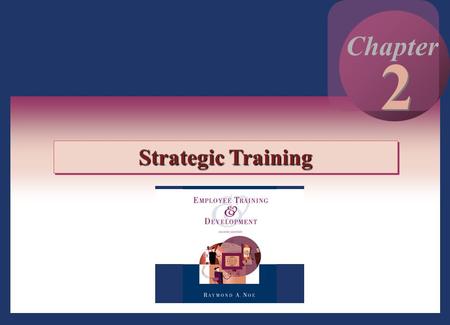 2 Chapter Strategic Training.