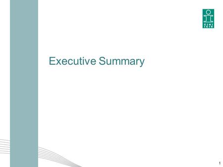 Executive Summary 1. Executive summary 2 Canada’s demographic realities are not unique. Understanding how to meet the growing health care needs of an.