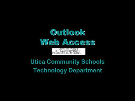 Utica Community Schools Technology Department