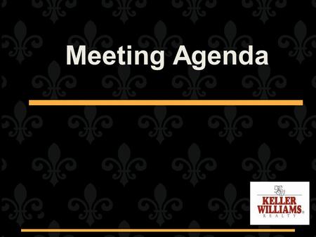 Meeting Agenda. AGENDA Lyn Weight / Summit Road Short Sales Meeting April 2010 A.J./Celebrity Homes Kim Riha Accredited Insurance Mark Boyer / Audit Golf.