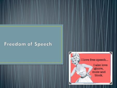 “Congress shall make no law respecting an establishment of religion, or prohibiting the free exercise thereof; or abridging the freedom of speech, or.