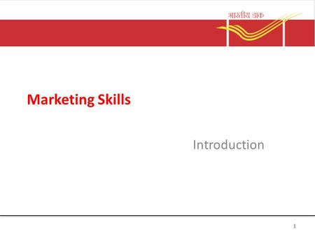 Marketing Skills Introduction 1. What is Marketing? Marketing is the delivery of customer satisfaction at a profit. 2.