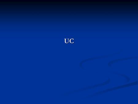 UC. Ulcerative Colitis ( UC ) Ulcerative colitis is an inflammatory bowel disease (IBD) that causes chronic inflammation of the digestive tract It is.