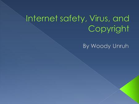  Definition:  Internet safety is when you are safe and mindful of all the dangers of the internet.  Internet safety is also not getting harassed or.