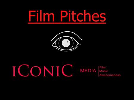 Film Pitches. Pitch no.1 Anchor man with it’s pants down The news anchor Bill McFascist reappears in his show Pro America but the studio deems what he’s.