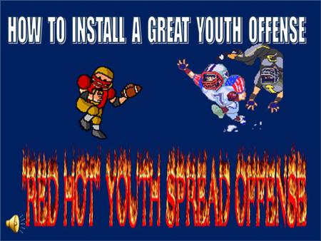 There are many youth football coaches that will shy away from the spread offense. The main reason why is the snap. Coaches tend to be scared.