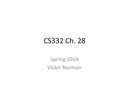 CS332 Ch. 28 Spring 2014 Victor Norman. Access delay vs. Queuing Delay Q: What is the difference between access delay and queuing delay? A: I think the.