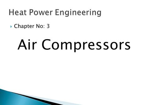 Heat Power Engineering