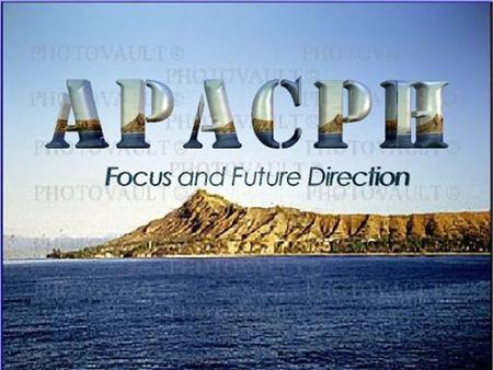 What is APACPH? Functionally effective academic consortium