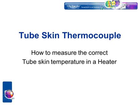 Tube Skin Thermocouple