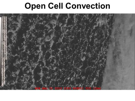 Open Cell Convection.