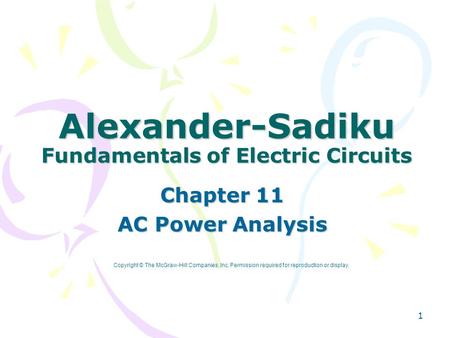 Alexander-Sadiku Fundamentals of Electric Circuits