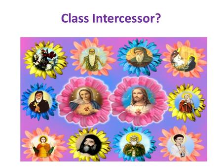 Class Intercessor?. God calls Moses Moses was a shepherd He takes care of his sheep and plays with them in the middle of the dessert everyday.