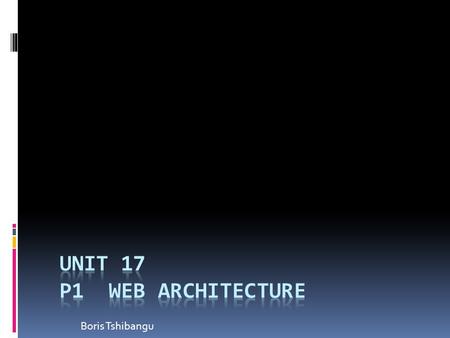 Boris Tshibangu. What is a proxy server? A proxy server is a server (a computer system or an application) that acts as an intermediary for requests from.