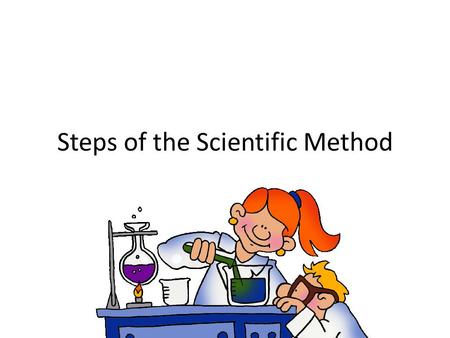 Steps of the Scientific Method