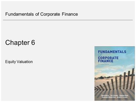 Chapter 6 Equity Valuation.