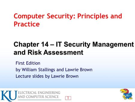 Computer Security: Principles and Practice