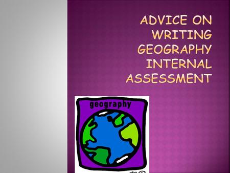  In this part you write about the fieldwork question and the geographic context it is in.  Focus on one or two hypotheses or aims.  Make sure these.