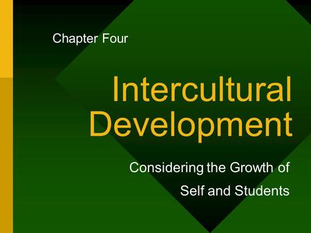 Intercultural Development