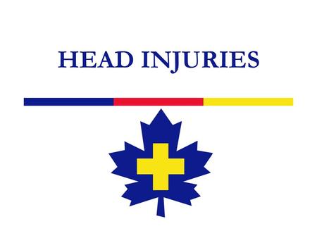 HEAD INJURIES. 2 Anatomy  Cerebrum  Cerebellum  Brain Stem  Cranium.