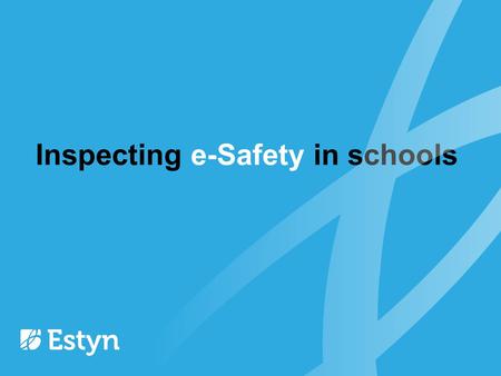 Inspecting e-Safety in schools