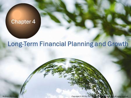 Long-Term Financial Planning and Growth