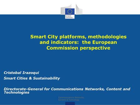 Cristobal Irazoqui Smart Cities & Sustainability