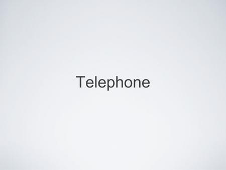 Telephone. Click here to have this read to you Telephone Alexander Graham Bell developed the first successful telephone in 1876. By the end of the 20th.