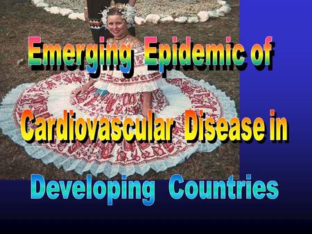 Comment www.thelancet.com www.thelancet.com Vol 377 February 12, 2011 Stemming the global tsunami of cardiovascular disease.