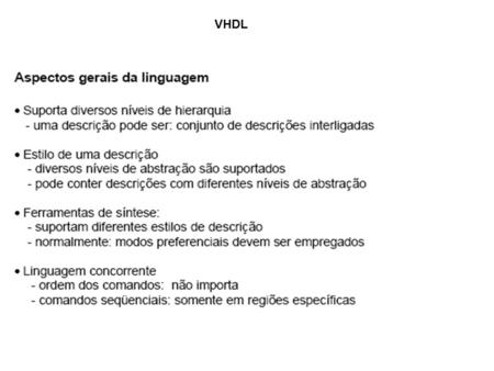 VHDL.