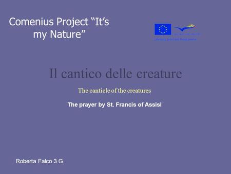 Il cantico delle creature