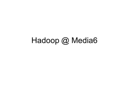 Media6. Who We Are Media6° is an Online Advertising Company Specializing in Social Graph Targeting –Birds of a feather flock together! –We build.