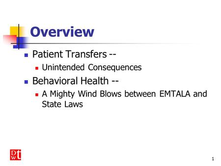 National Uninsured Audioconference EMTALA Anti-Dumping Update March 5, 2008.